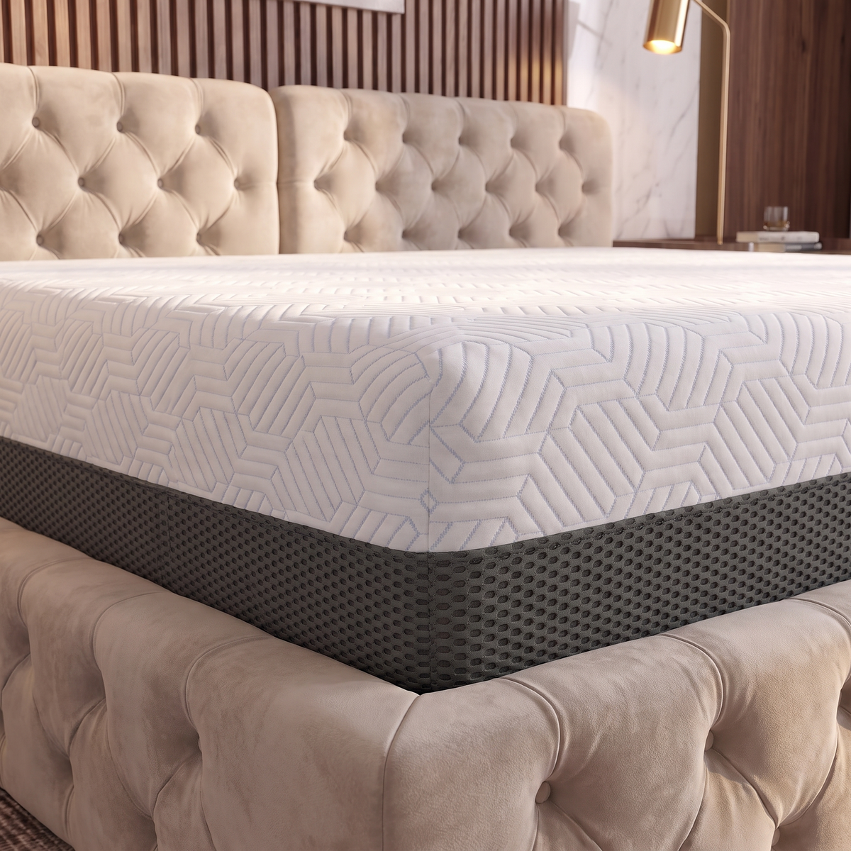 BedTech Pur Chill 10-Inch Medium Memory Foam Mattress
