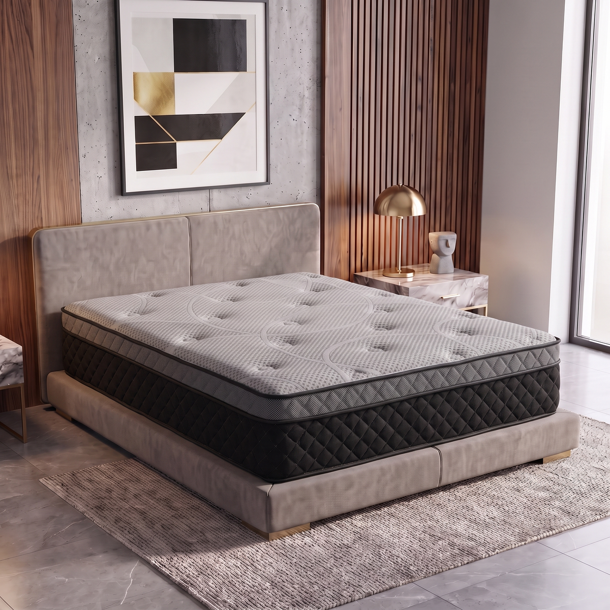 BedTech Tahoe 12-Inch Medium Hybrid Mattress