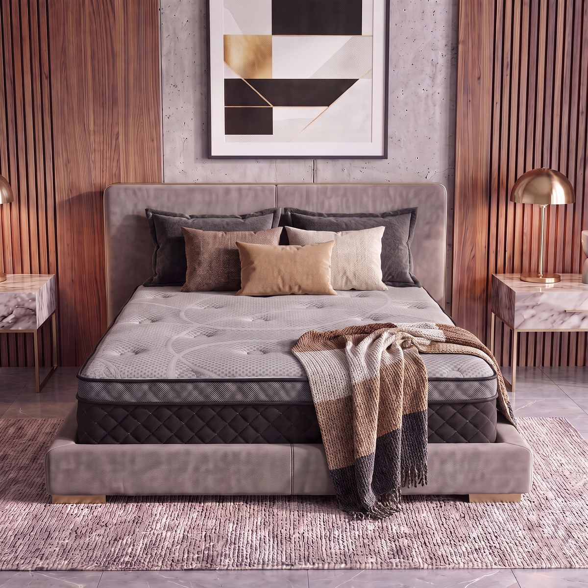 BedTech Tahoe 12-Inch Medium Hybrid Mattress