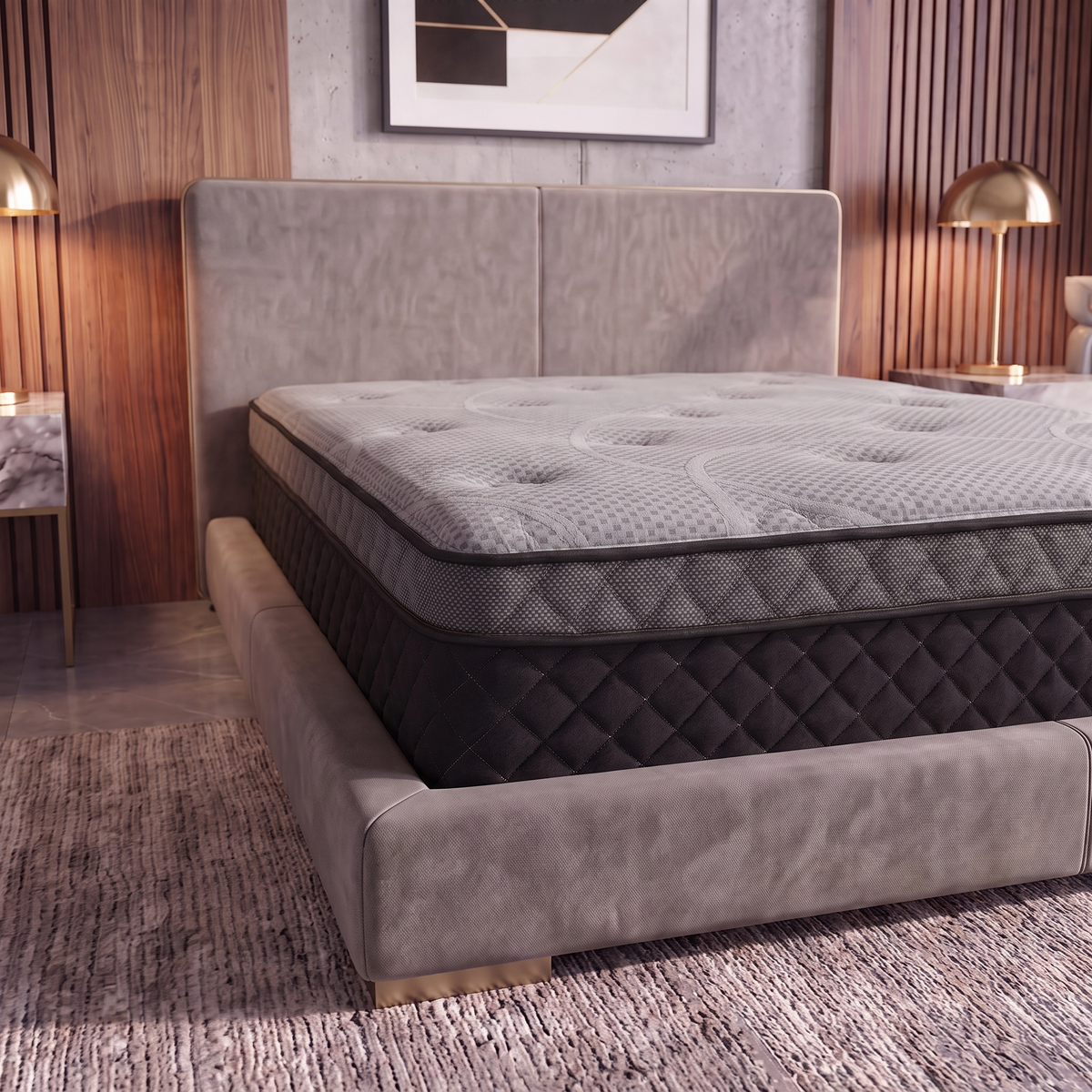 BedTech Tahoe 12-Inch Medium Hybrid Mattress