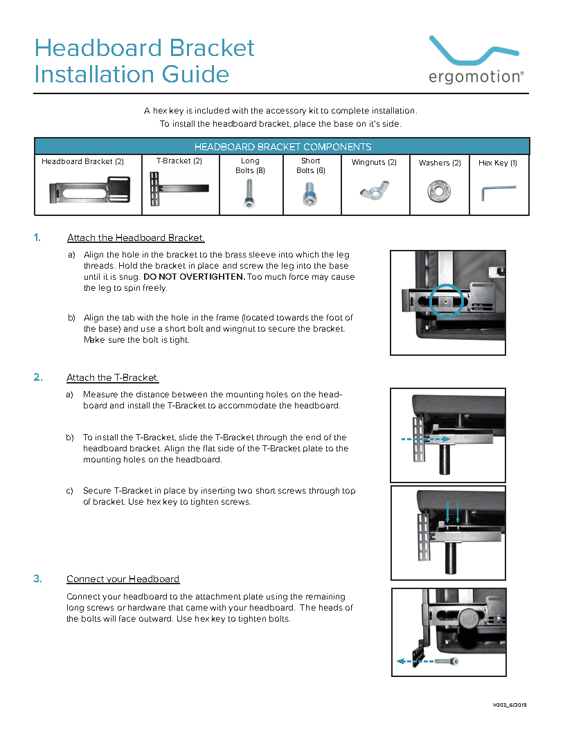 BaseLogic Headboard Brackets