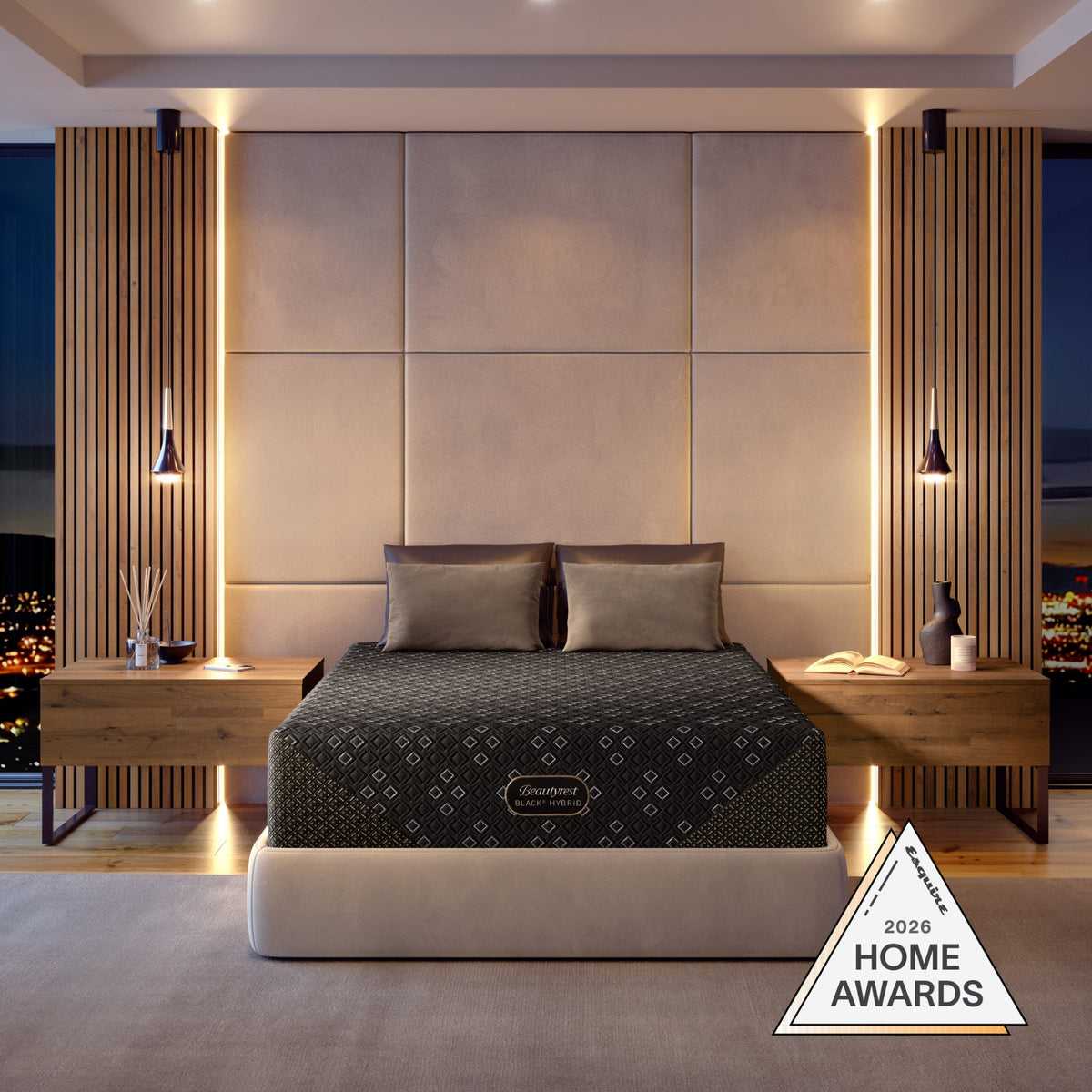 Beautyrest Black Hybrid XCS Series Three Medium Tight Top Mattress