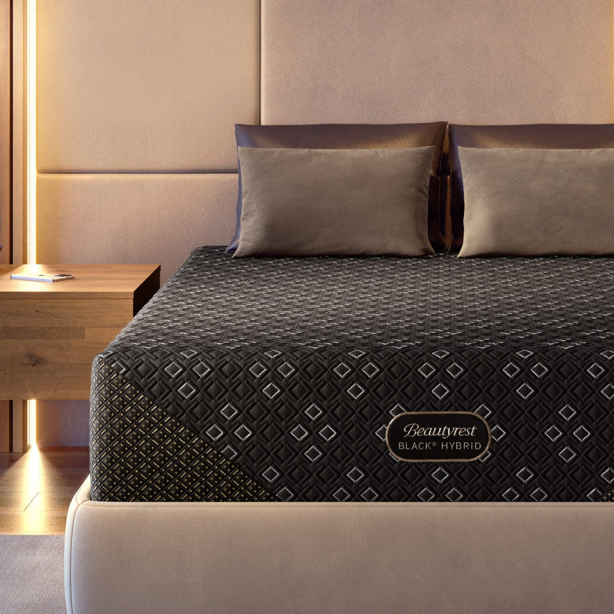 Beautyrest Black Hybrid XCS Series Three Medium Tight Top Mattress
