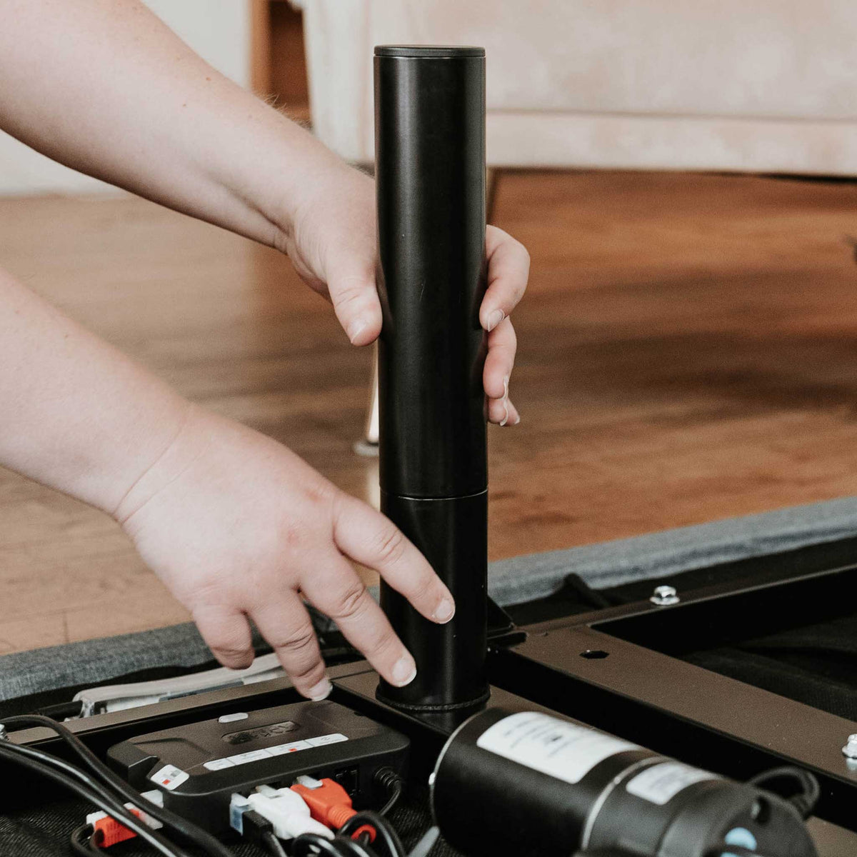 BedTech 12-Inch Adjustable Base Legs