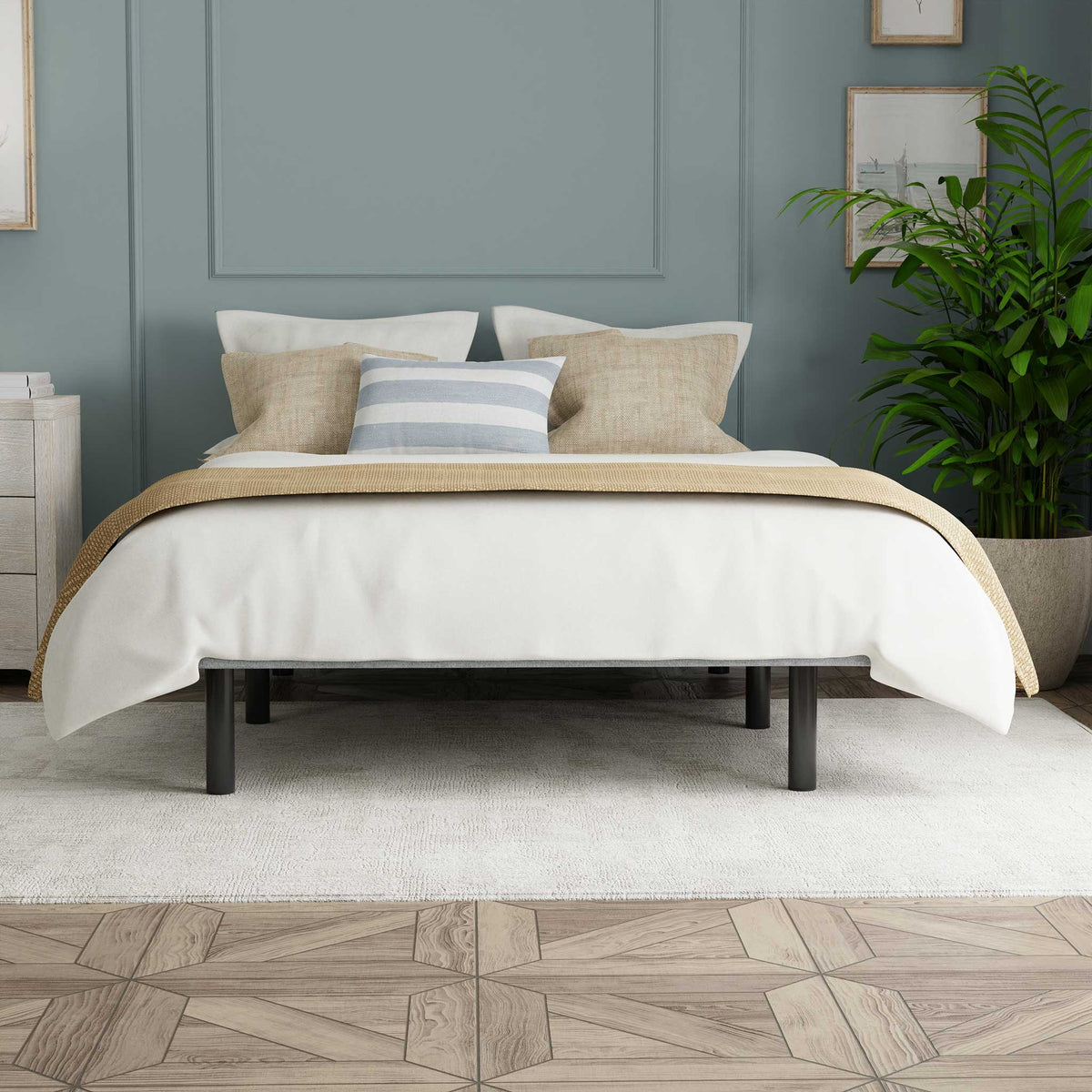 BedTech X-Plat Upholstered Platform