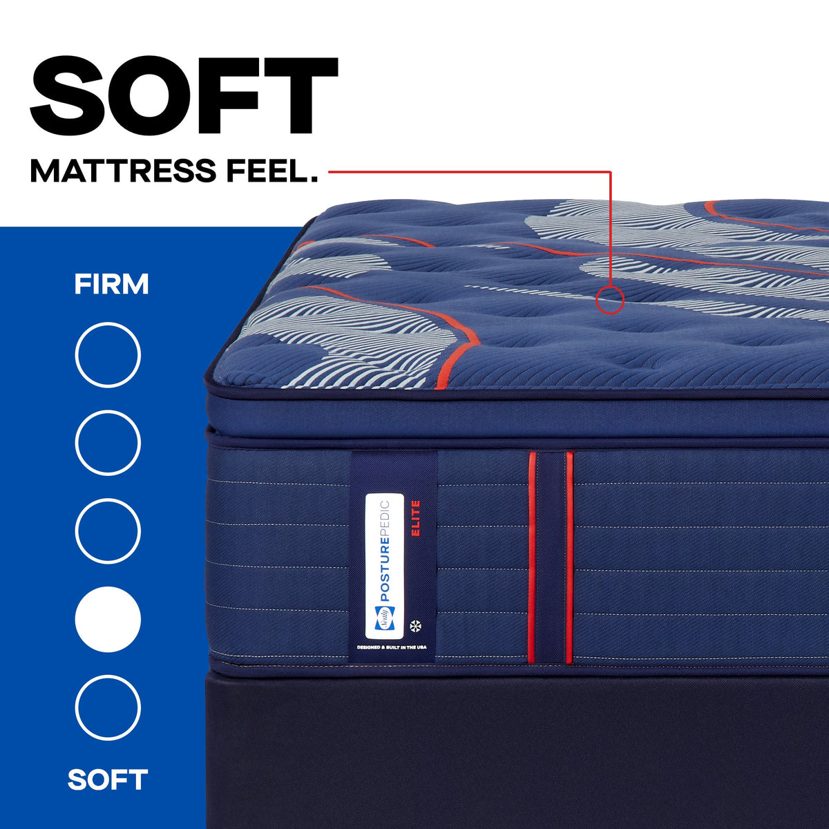 sitnsleep.com: Sealy Posturepedic Elite Spring Albany2 Soft Euro Pillow Top