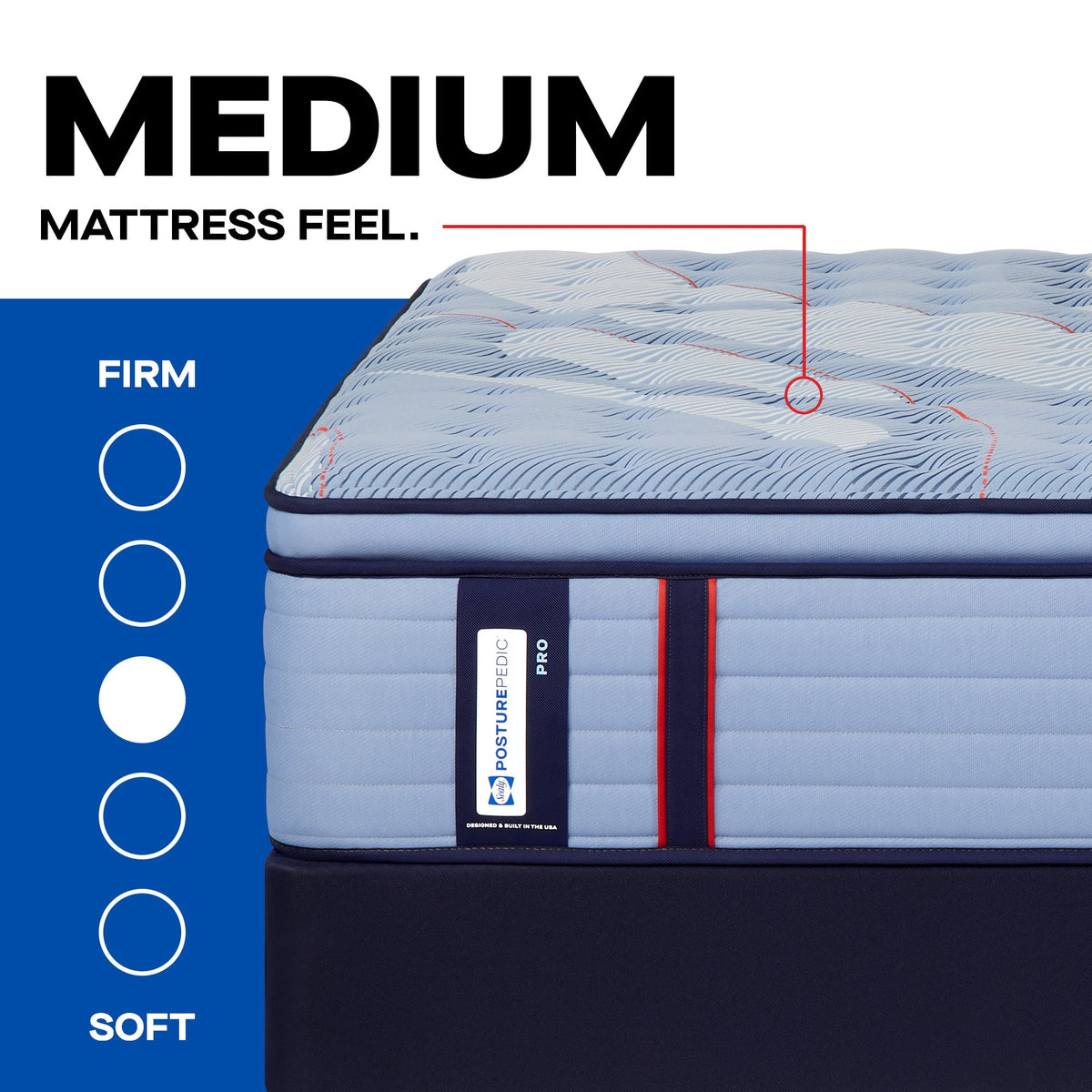 bedplanet.com: Sealy Posturepedic Pro Spring Dupont II 15" Medium Euro Pillowtop Mattress