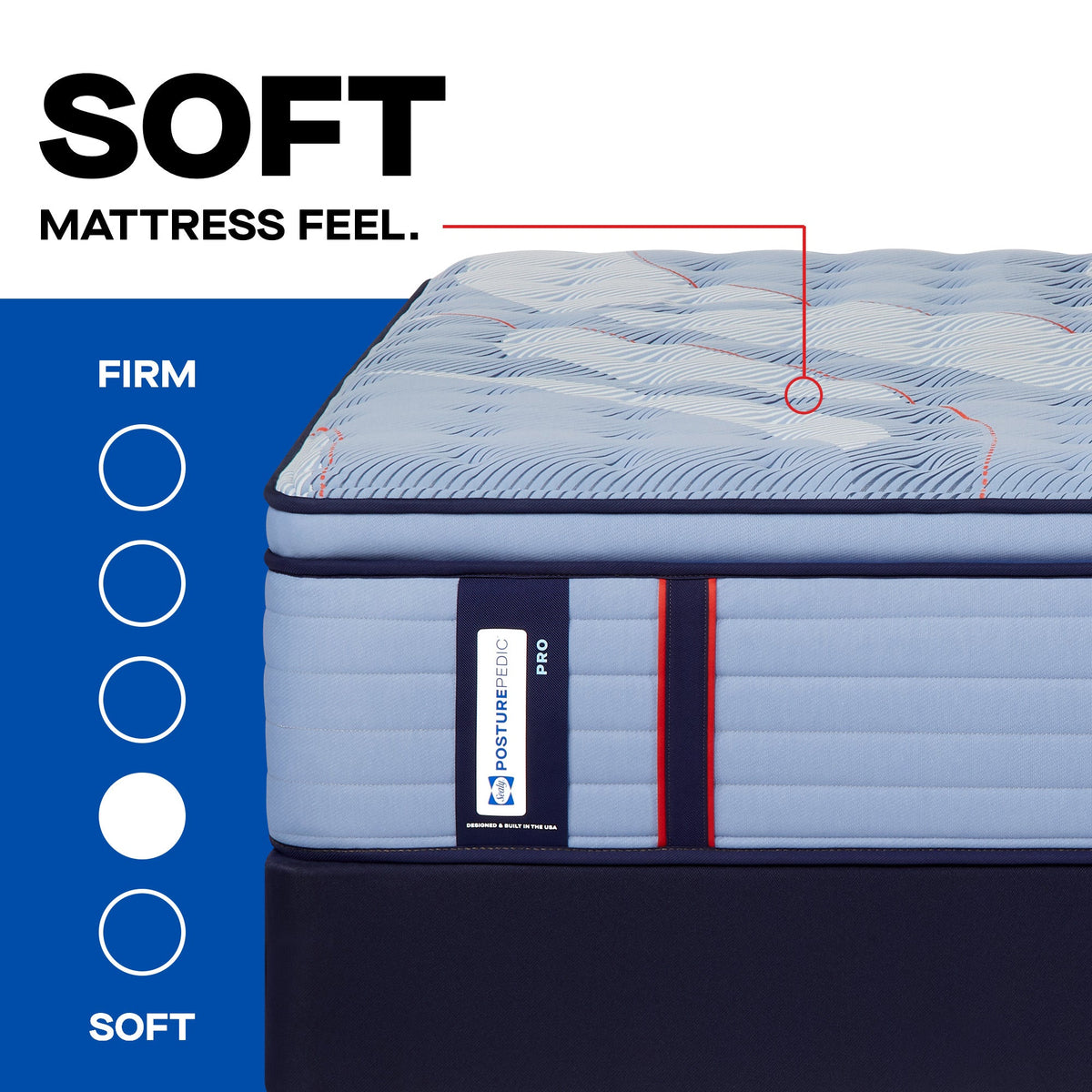 bedplanet.com: Sealy Posturepedic Pro Spring Dupont II 15" Soft Euro Pillowtop Mattress