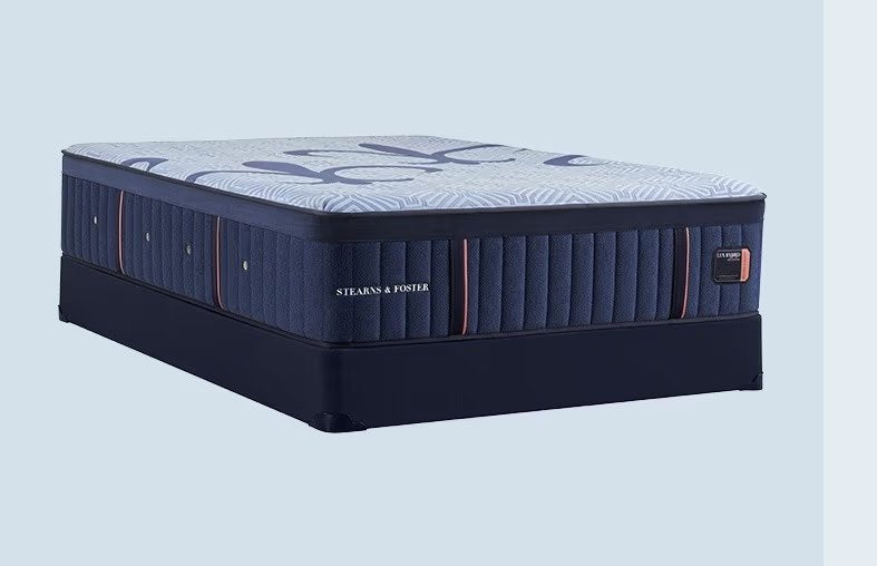bedplanet.com: Stearns & Foster Luxury 5" or 9" Flat Mattress Foundation
