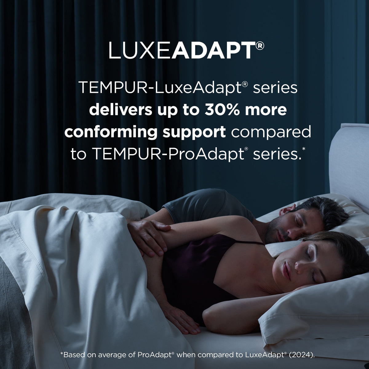 TEMPUR-LuxeAdapt Medium Hybrid 13-Inch Mattress