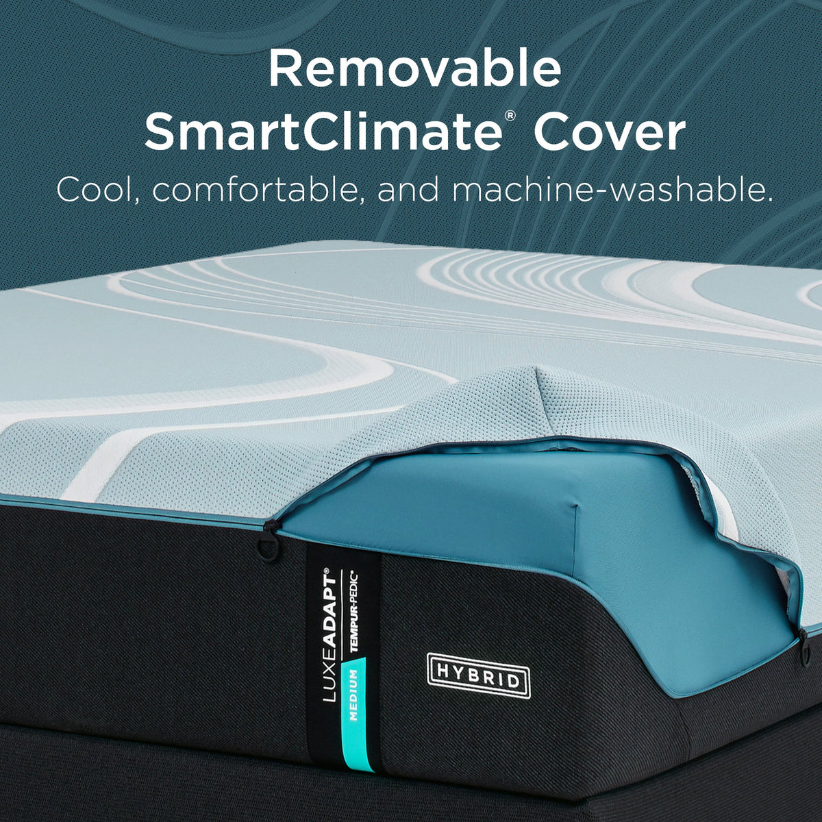 TEMPUR-LuxeAdapt Medium Hybrid 13-Inch Mattress