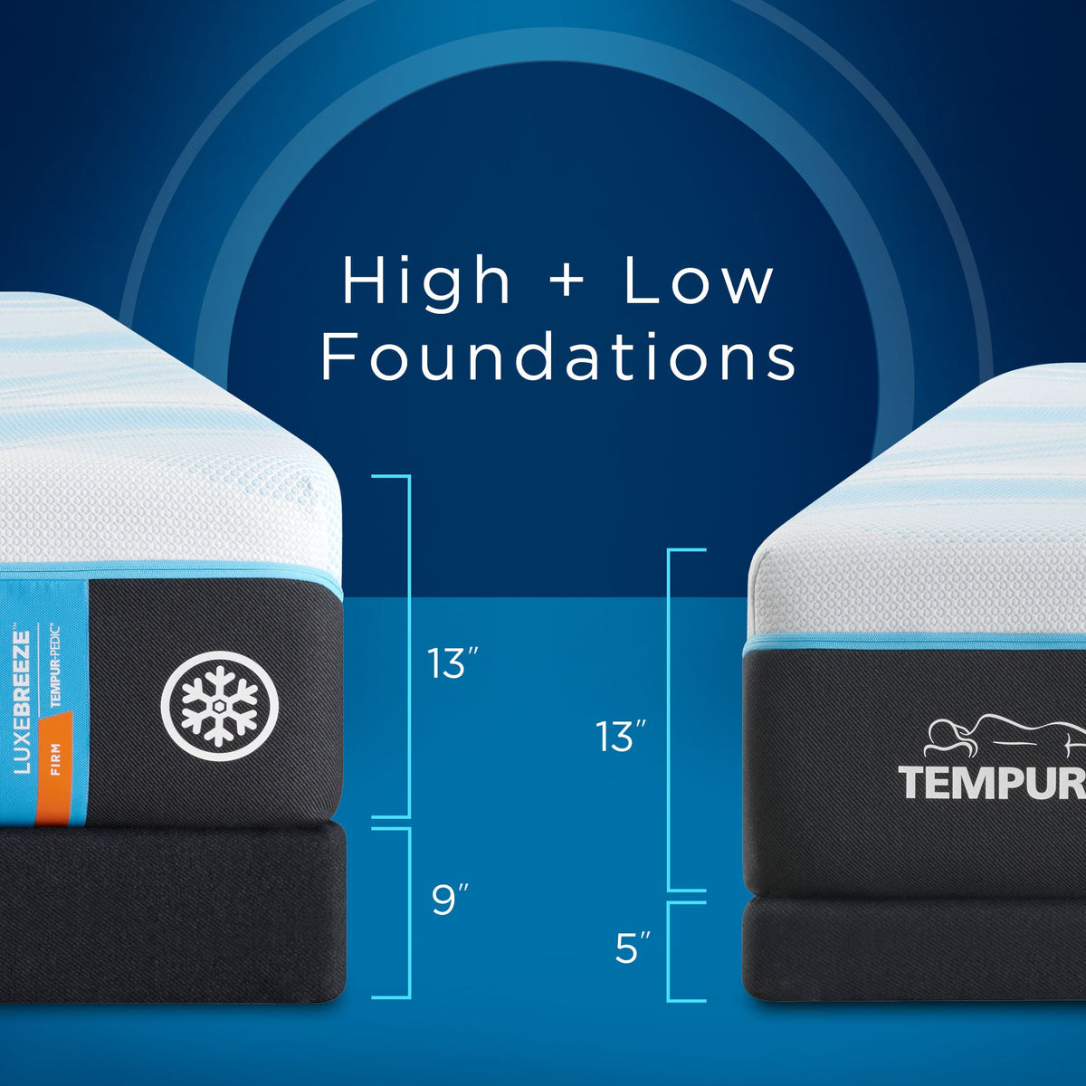 TEMPUR-LuxeBreeze Firm 13-Inch Mattress