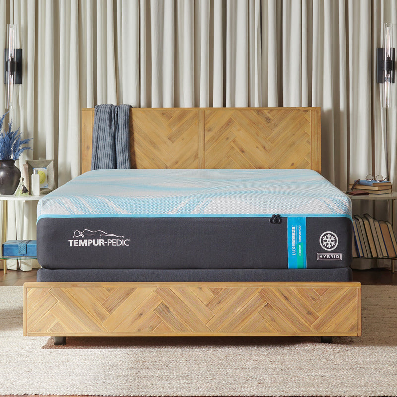 TEMPUR-LuxeBreeze Medium Hybrid 13-Inch Mattress