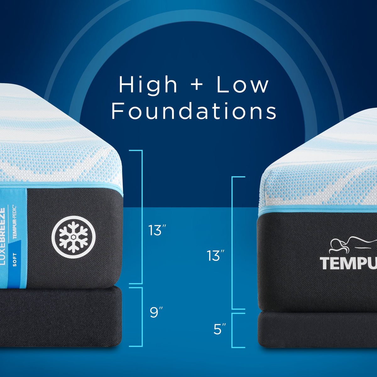 TEMPUR-LuxeBreeze Soft 13-Inch Mattress