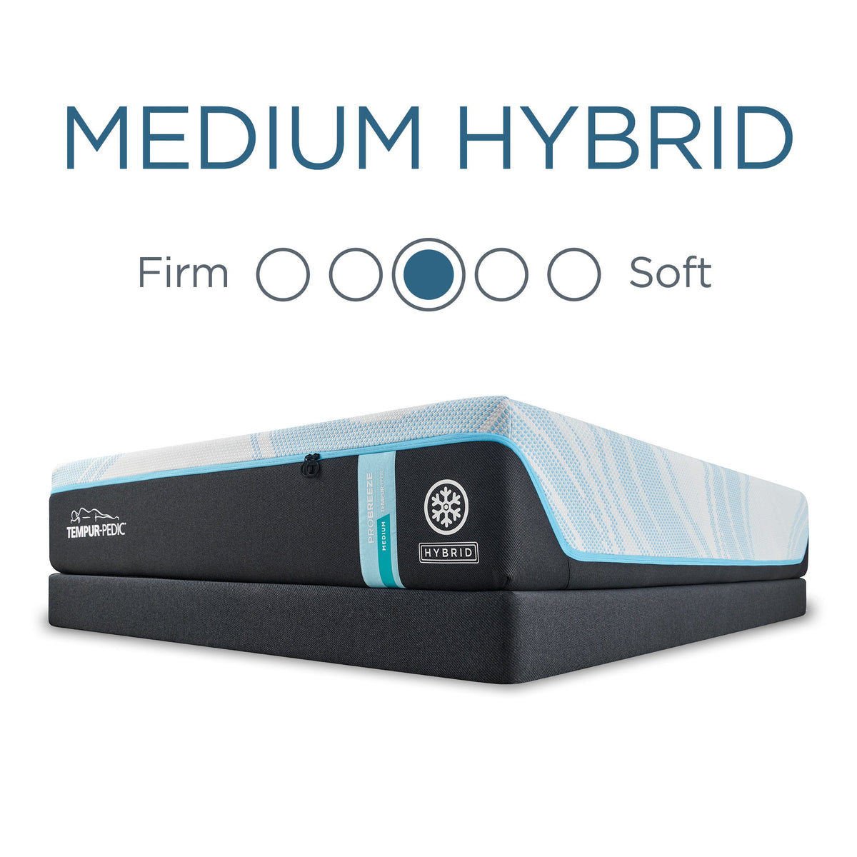 TEMPUR-ProBreeze Medium Hybrid 12-Inch Mattress